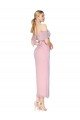 Mermaid Cold Shoulder Short Knee Length Chiffon Formal Dress