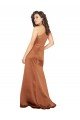 One Shoulder Silky Satin Formal Dress