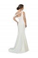 One Shoulder Crepe Formal Dress with Draped Off the Shoulder Strap