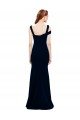 Sleeveless Crepe Mermaid Formal Dress with Side Slit