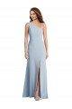 Bold One Shoulder Trumpet Maxi Crepe Formal Dress