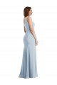 Bold One Shoulder Trumpet Maxi Crepe Formal Dress